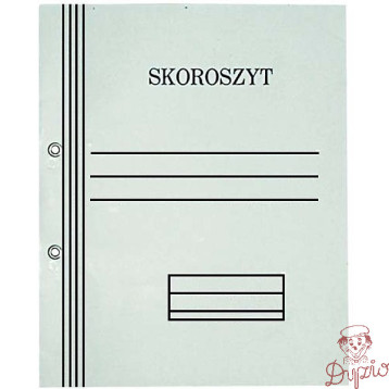 Skoroszyt oczkowy biały A4 pełny 350g 50szt. KIEL-TECH