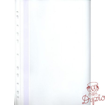 Skoroszyt wpinany do segregatora EVO biały 25 sztuk 400076706 BANTEX BUDGET