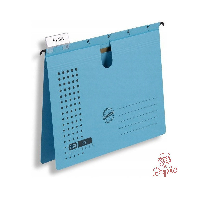 Skoroszyt zawieszany na dokumenty CHIC niebieski 100552091 ELBA