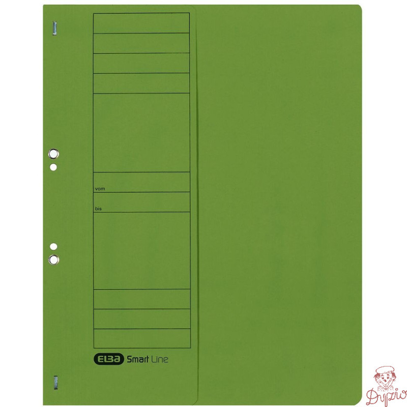 Skoroszyt oczkowy 1/2 A4 zielony 100551879 ELBA