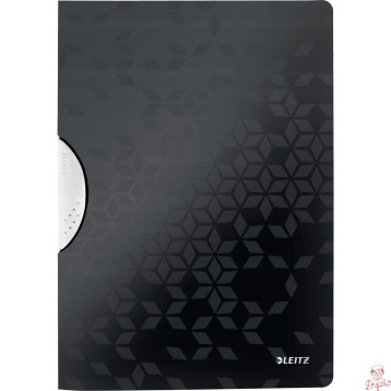 Skoroszyt z klipsem Leitz WOW, czarny 41850095