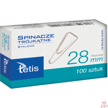 Spinacz trójkątny 28mm (100szt.) GS180-B TETIS