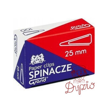 Spinacz T-25 mm GRAND trójkątny 10op x 100sztuk 110-1385
