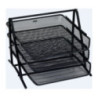 Stojak na dokumenty czarny metalowy GR-069 3-szufladki 120-1117 GRAND