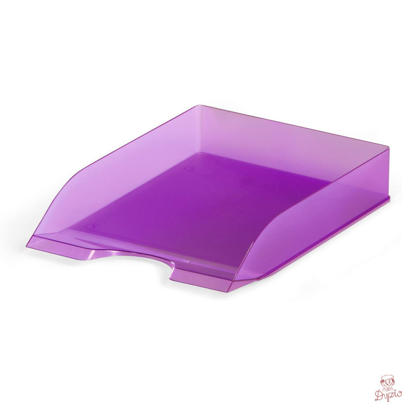 Półka na dokumenty A4 DURABLE BASIC purpurowa przezroczysta 1701674992