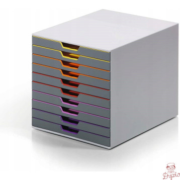 Pojemnik VARICOLOR z 10 kolorowymi szufladkami 761027 DURABLE