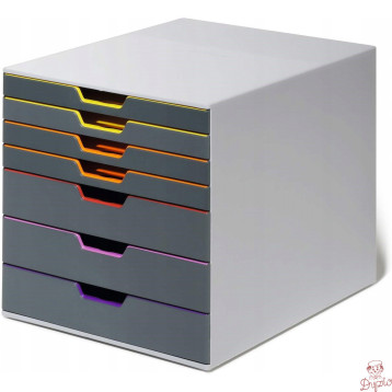Pojemnik VARICOLOR z 7 kolorowymi szufladkami 760727 DURABLE