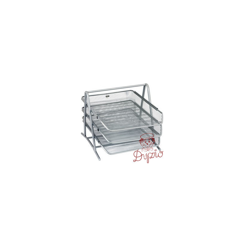 Stojak na dokumenty srebrny metalowy GR-069S 120-1118 GRAND