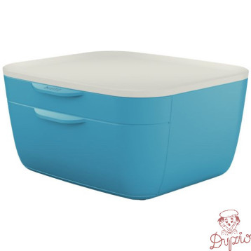 Pojemnik z szufladami Cosy, niebieski 53570061