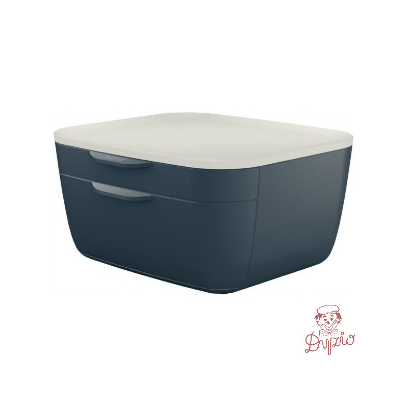 Pojemnik z szufladami Cosy, szary 53570089