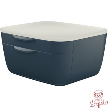 Pojemnik z szufladami Cosy, szary 53570089