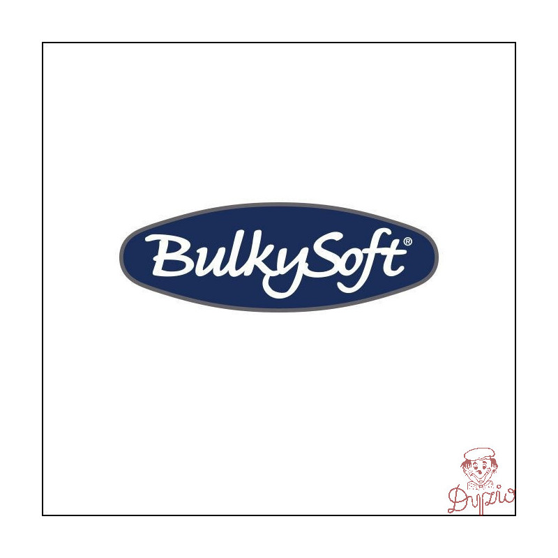 Serwetki BULKYSOFT 24x24mm 2 warstwy (100szt) białe 32500