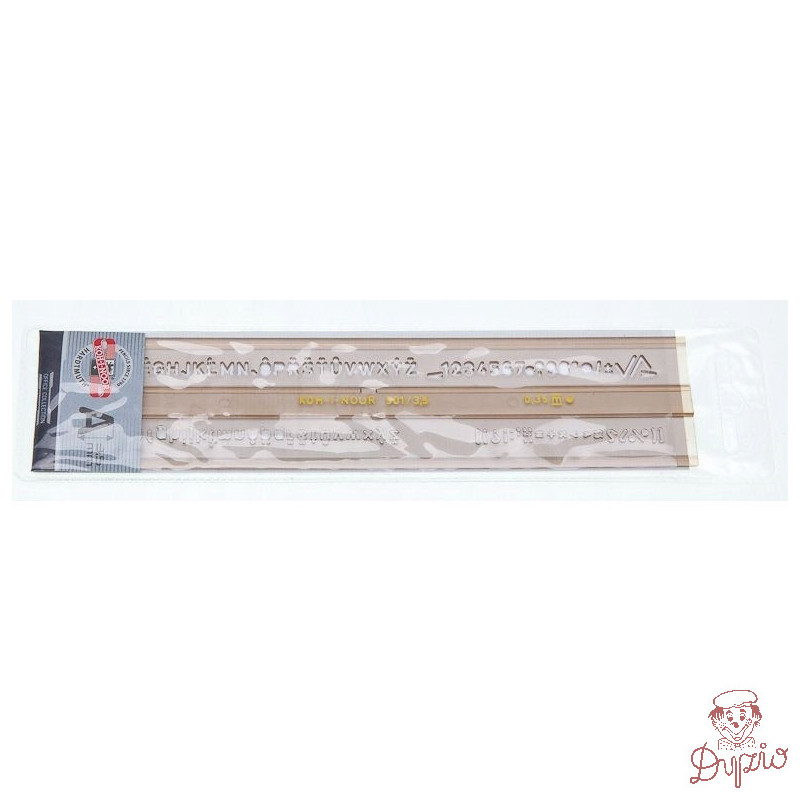 Szablon CYFROWO-LITEROWY 0.35 748004 KOH-I-NOOR