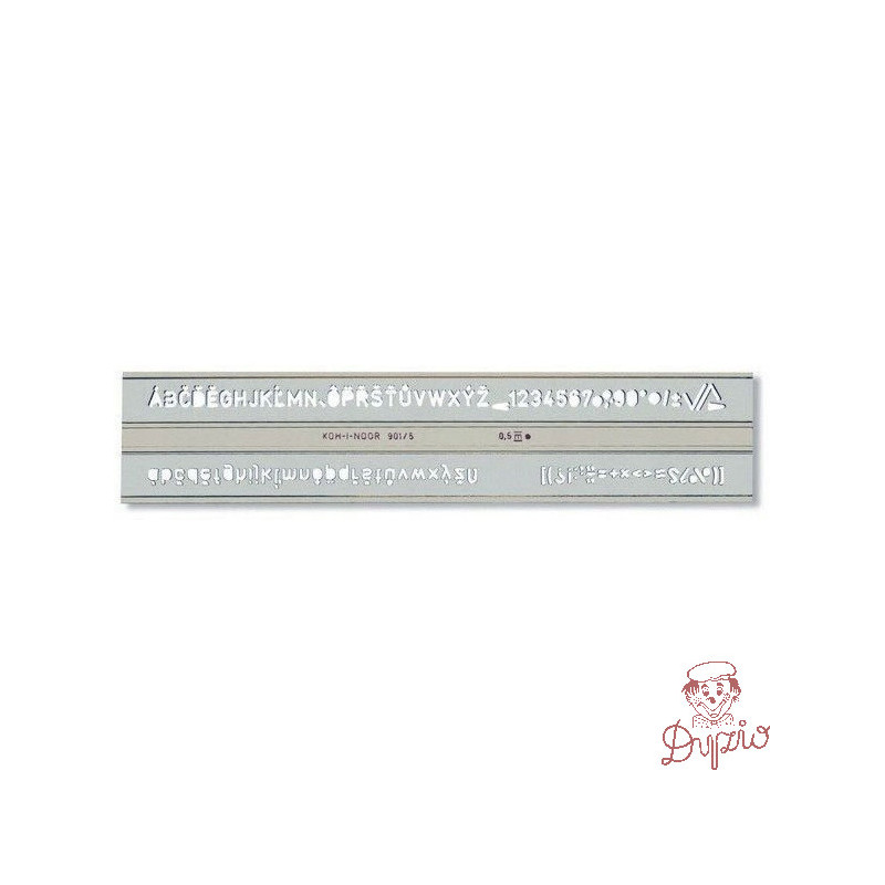 Szablon CYFROWO-LITEROWY 0.5 748006 KOH-I-NOOR