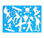 Szablon SPORT-SKATEBOARD 9820/11 KOH-I-NOOR