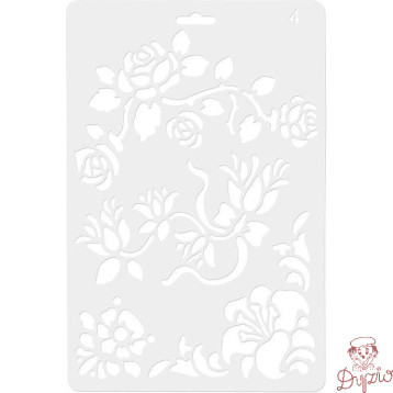 Szablon 04 ROZKWITAJĄCE KWIATY KOH-I-NOOR KOE-224181-00104