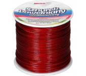 Sznurek bawełniany woskowany 1mm 25m czerwony SBW2 BREWIS