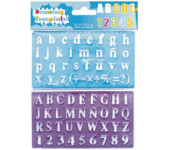 Szablon plastikowy cyferki i literki 2szt 276076 STARPAK