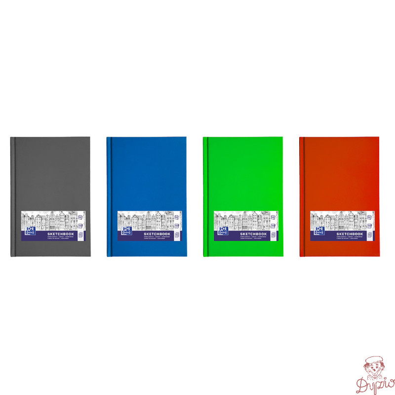 Szkicownik Sketchbook szyty A6 96k 100g mix kolorów 400152625 OXFORD