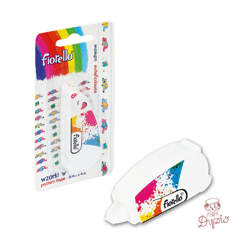 Wzorki w taśmie 6mm X4m GR-FT3 świnka 170-2410 FIORELLO