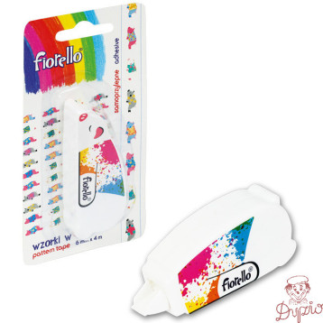 Wzorki w taśmie 6mm X4m GR-FT3 świnka 170-2410 FIORELLO