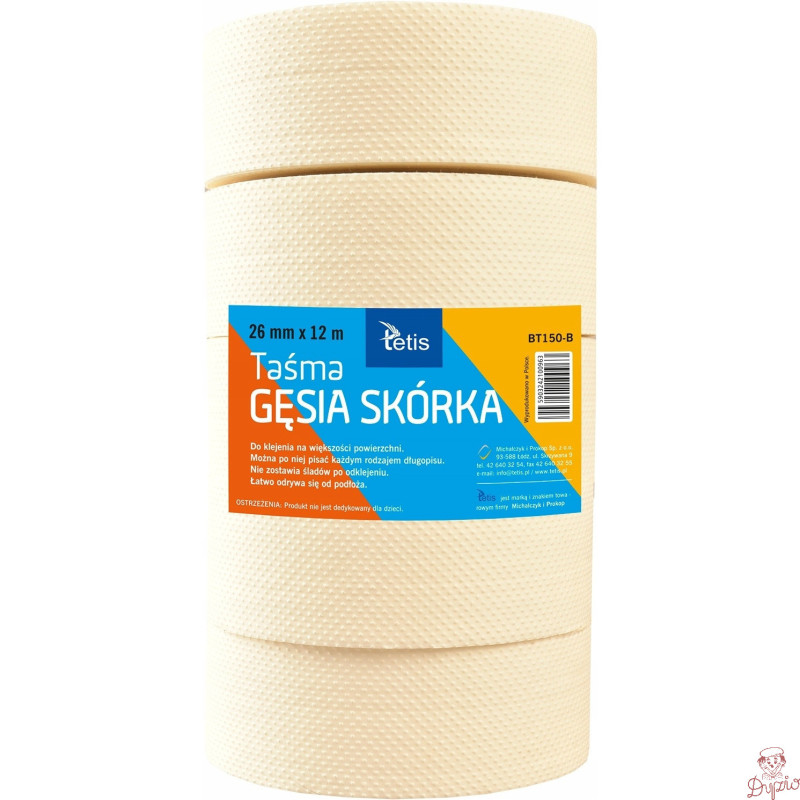 Taśma GĘSIA SKÓRKA 26mm x 12m BT150-B TETIS