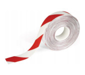 Taśma podłogowa DURALINE 50mm/30m grubość 0,7mm czerwono-biała 1726132 DURABLE