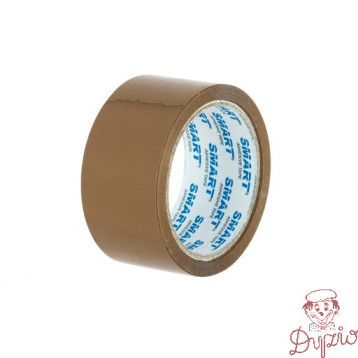 Taśma pakowa kauczuk 48x66y brązowa TAN 100.571 SOLVENT SMART/HAVANA 571/SM01
