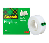 Taśma biurowa SCOTCH MAGIC 810 matowa 19x33m w pudełku 3M 810 70005242196