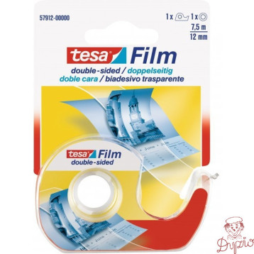 Taśma biurowa TESAfilm Dwustronna 7.5m x12mm 57912-00000-01