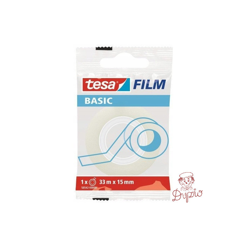 Taśma biurowa TESA BASIC 15x33m 58542-0000-00