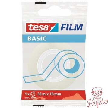 Taśma biurowa TESA BASIC 15x33m 58542-0000-00