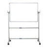 Tablica obrotowo-jezdna TELESCOPIC 180x120xh192cm dwustronnie suchościeralna-magnetyczna biała rama aluminiowa MTO18120 MEMOBE