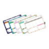 Planer magnetyczny 35x25 tygodniowy z nadrukiem BUBBLE TEA PM-02-37 BIURFOL