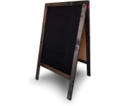 Potykacz kredowy 90x50cm czarny rama drewniana MTX050090.19.47.51 MEMOBE
