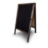 Potykacz kredowy 90x50cm czarny rama drewniana MTX050090.19.47.51 MEMOBE