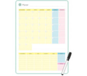 Planer magnetyczny na lodówkę 25x35cm miesięczny + marker PMP-01-01 BIURFOL