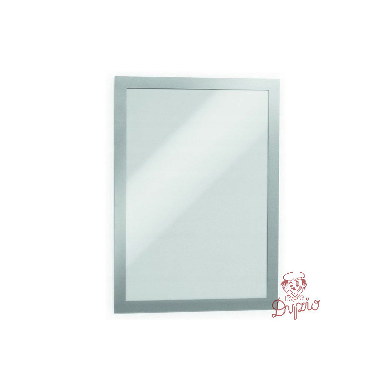 Ramki samoprzylepne DURAFRAME A4 (2sztuki) srebrne DURABLE 487223