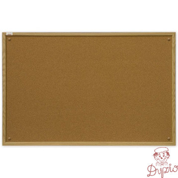 Tablica korkowa w ramie drewnianej 120x90cm OFFICE TC129/C zo 2X3