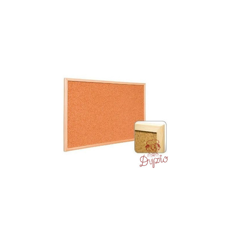 Tablica korkowa 50x40 rama drewniana WIELKOR