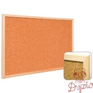 Tablica korkowa 50x40 rama drewniana WIELKOR