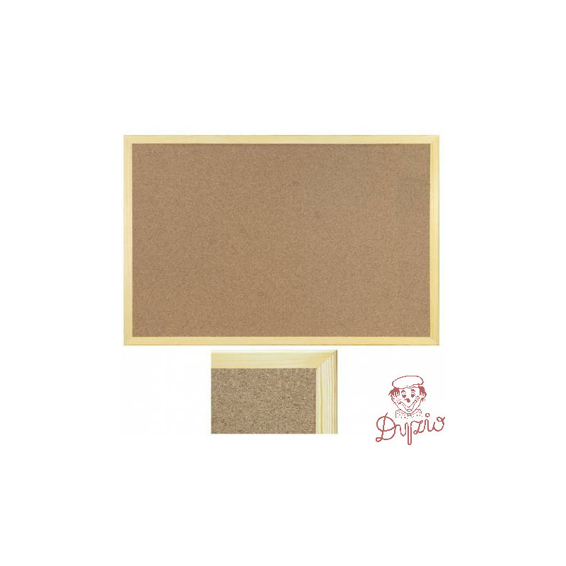 Tablica korkowa 80x60 r.drewniana WIELKOR