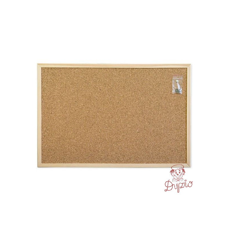 Tablica korkowa 120x90 r.drewniana WIELKOR