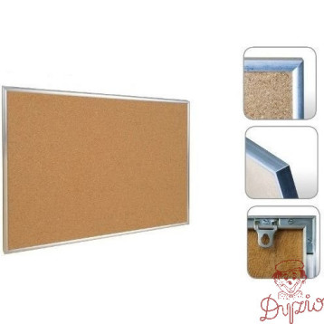 Tablica korkowa 30x40 r.aluminiowa WIELKOR
