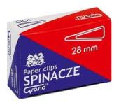 Spinacz T-28 mm GRAND trójkątny 10op x 100sztuk 110-1386