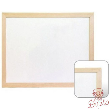 Tablica suchościeralna magnetyczna 30x40 biała r.drewniana WIELKOR