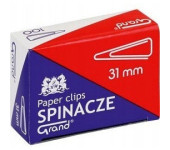 Spinacz T-31 mm GRAND trójkątny 10op x 100sztuk 110-1387