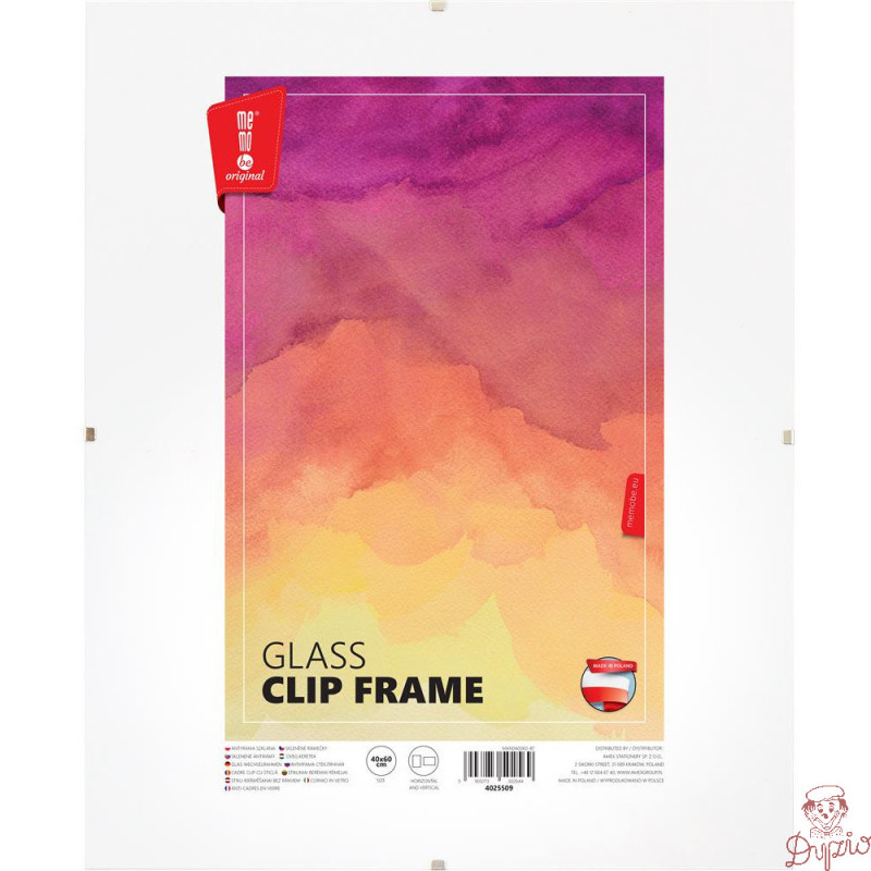 Antyrama szklana 40x60cm MEMOBE MAN040060-47