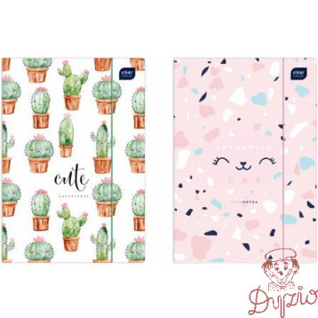 Teczka z gumką A4+ LUX UV TRENDS GIRLS INTERDRUK