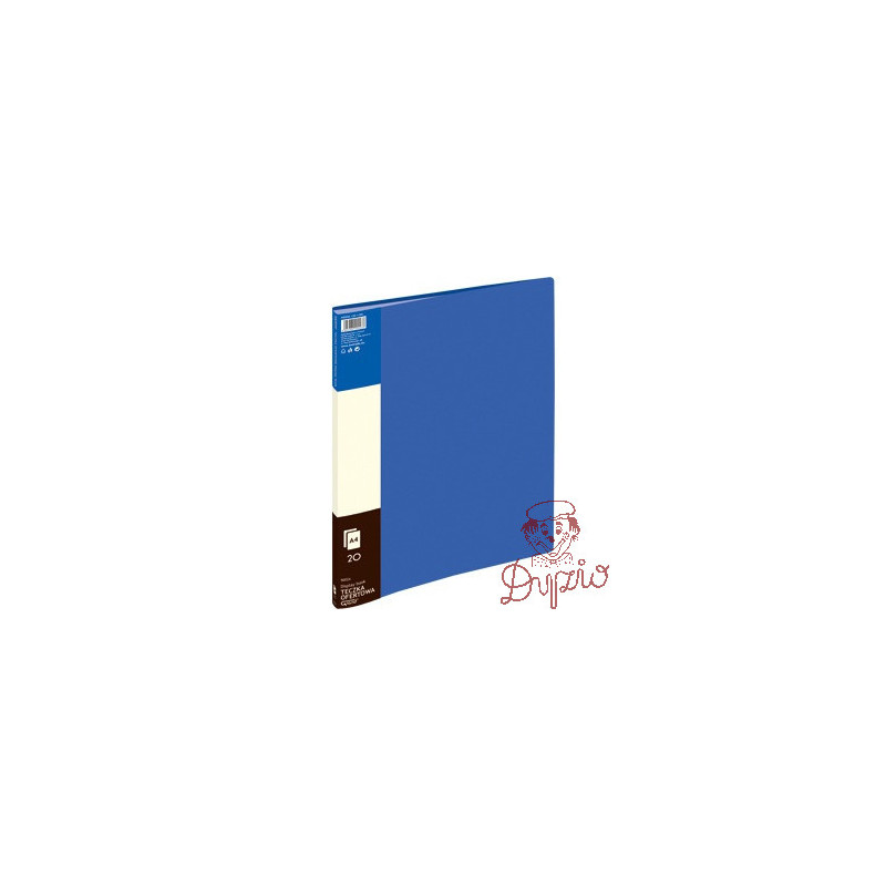 Teczka ofertowa 9002A niebieska 20 koszulek 120-1194 GRAND